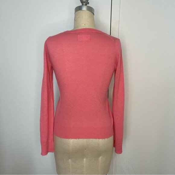 Zadig and Voltaire Source Cashmere Sweater in Raspberry. Size XS - Picture 3 of 11